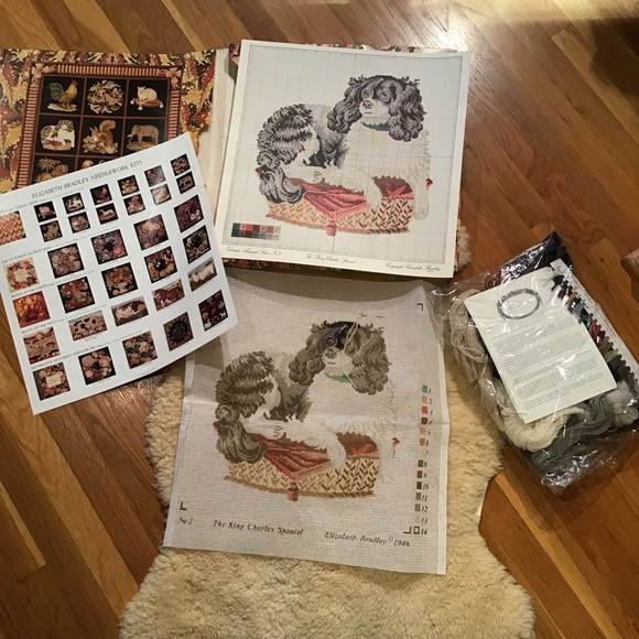 Elizabeth Bradley Other - Vintage Elizabeth Bradley King Charles Spaniel needlework kit